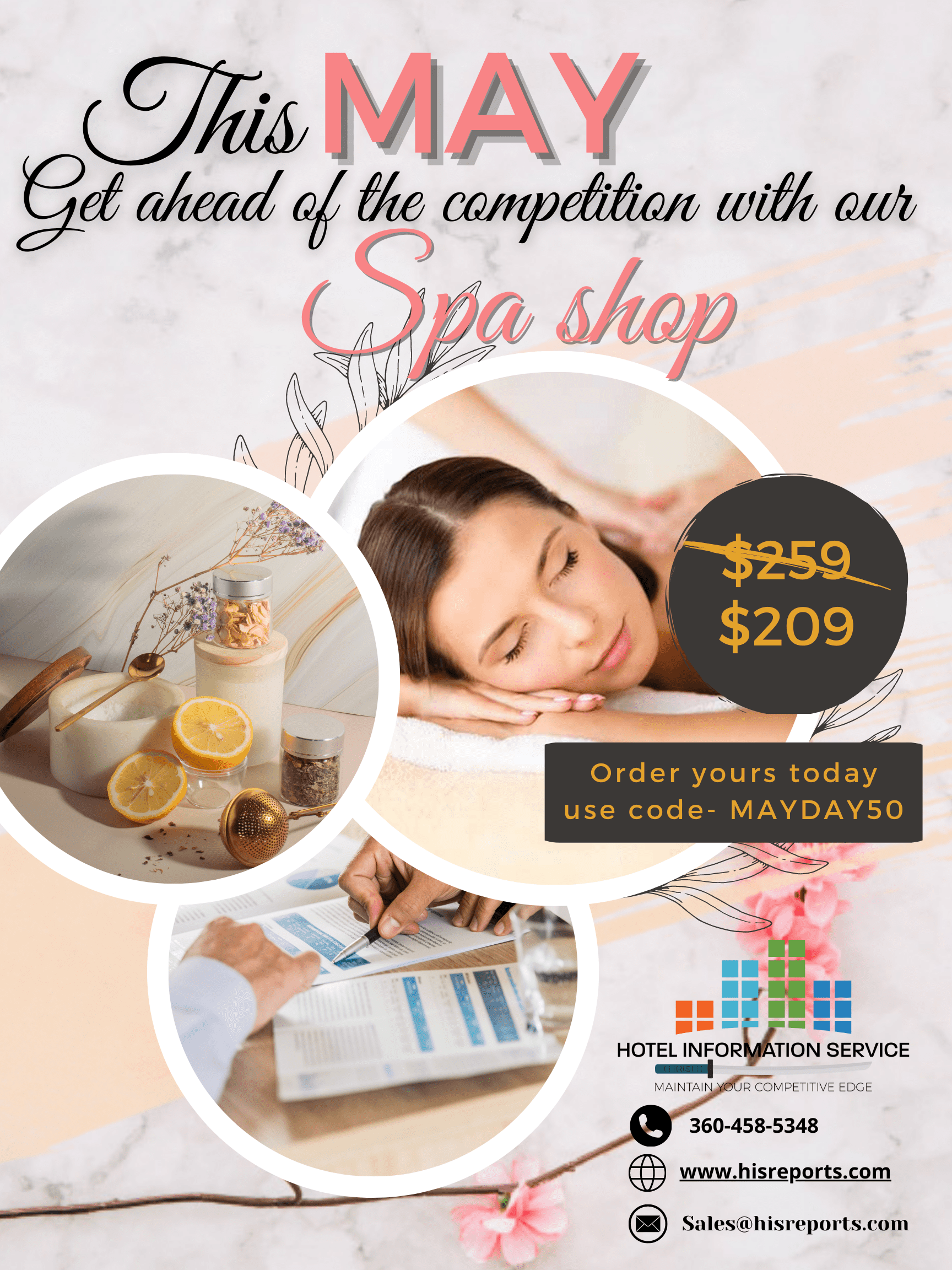 May spa shop promo